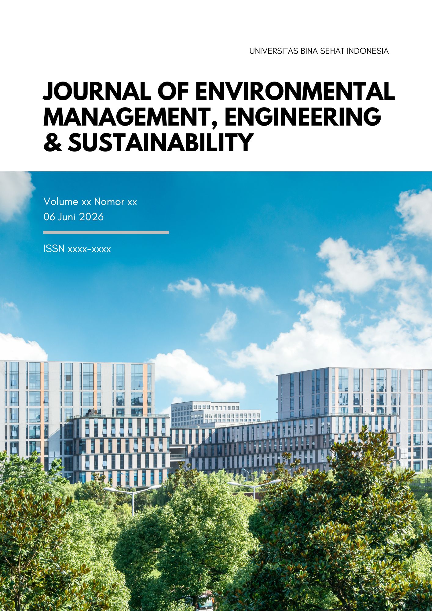 Journal of Environmental Management, Engineering, and Sustainability (JEMES)